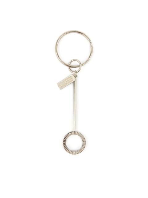 MM6 Maison Margiela charm detailing key rings