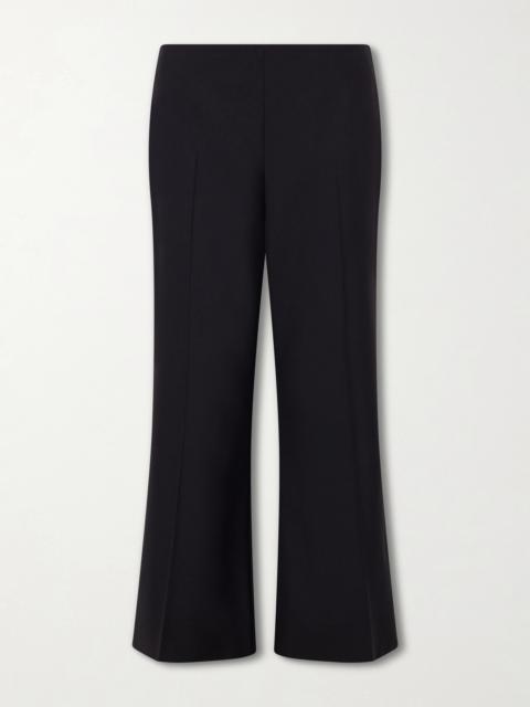 KHAITE Walter Wool Mid-rise Flared Leg Pants