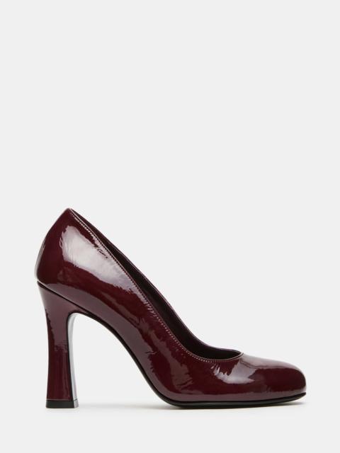 STEVE MADDEN MIKA DARK CHERRY PATENT
