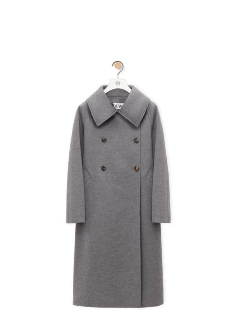 Loewe Double-breasted coat in wool and cashmere