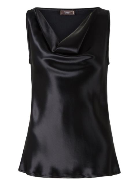 PESERICO cowl-neck sleeveless top