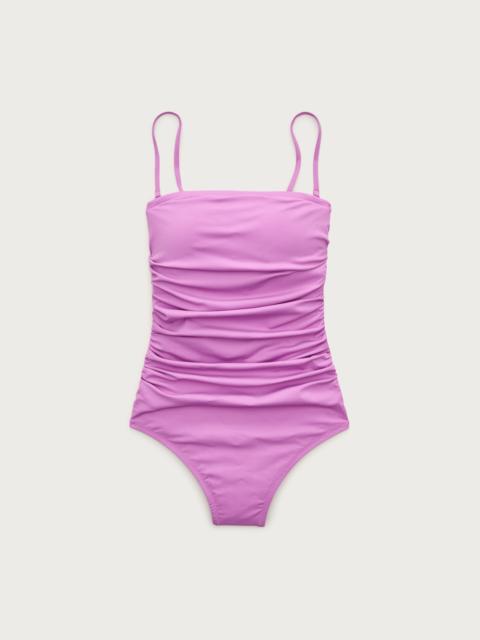 J.CREW Gemma ruched bandeau one-piece