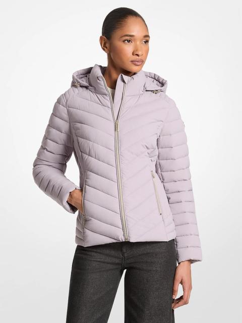 MICHAEL KORS Chevron Quilted Jacket