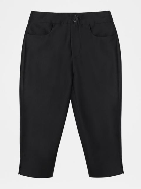 SHUSHU/TONG Slim-Fit Satin Capri Pants
