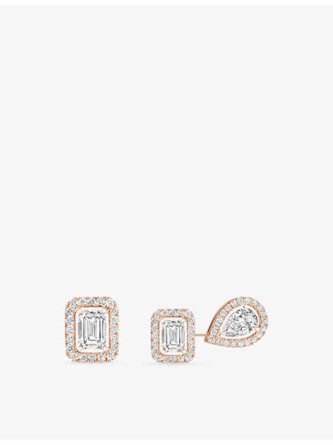 MESSIKA My Twin 18ct Gold And 0.81ct Diamond Stud Earrings