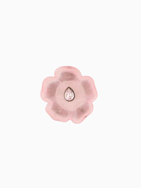 GIORGIO ARMANI Resin flower brooch