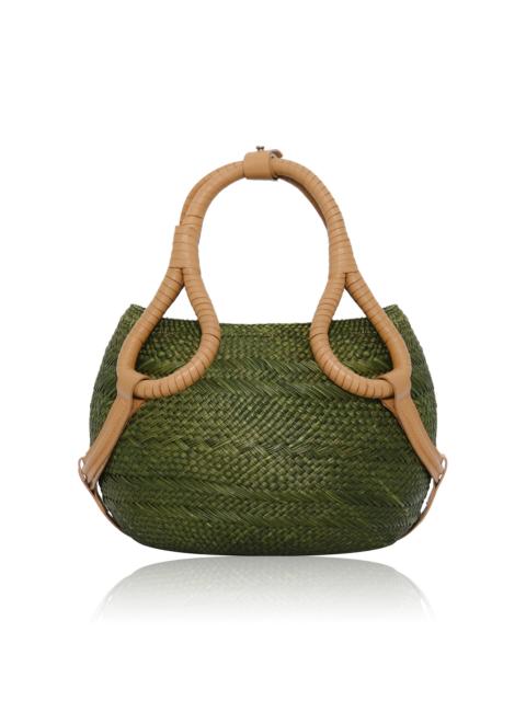 Johanna Ortiz Cannon Ball Mini Palm Tote Bag green