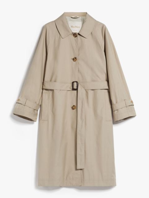 Max Mara FTRENCH Single-breasted trench coat in water-resistant twill