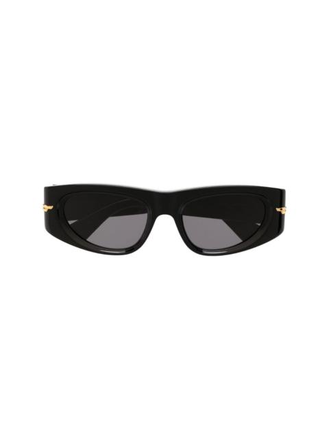 Bottega Veneta oval frame sunglasses