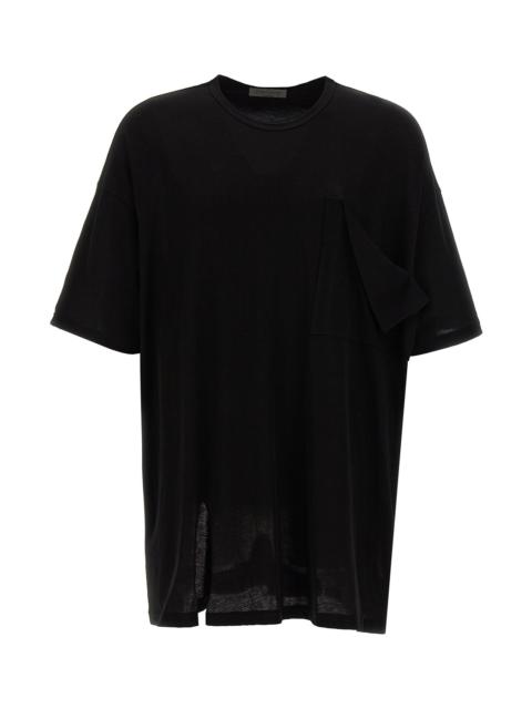 Yohji Yamamoto Unfinished pocket t-shirt