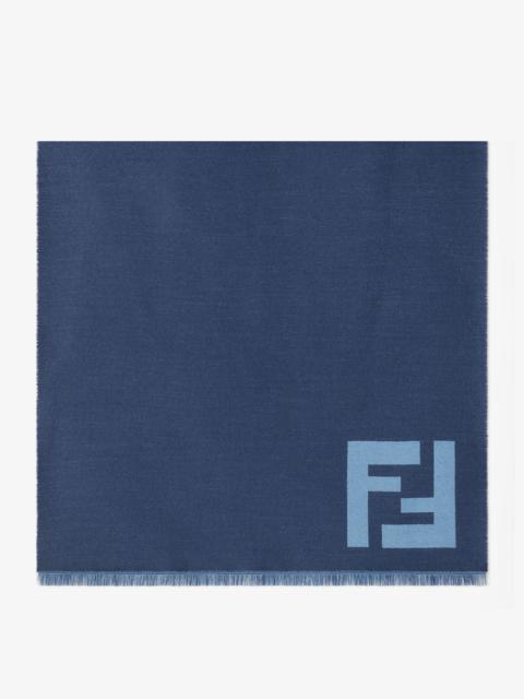 FENDI Scarf Blue wool scarf