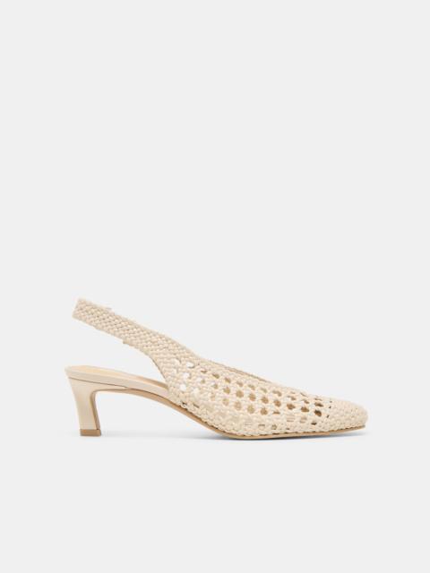 dolce vita FAWNE HEELS CREME WOVEN STELLA