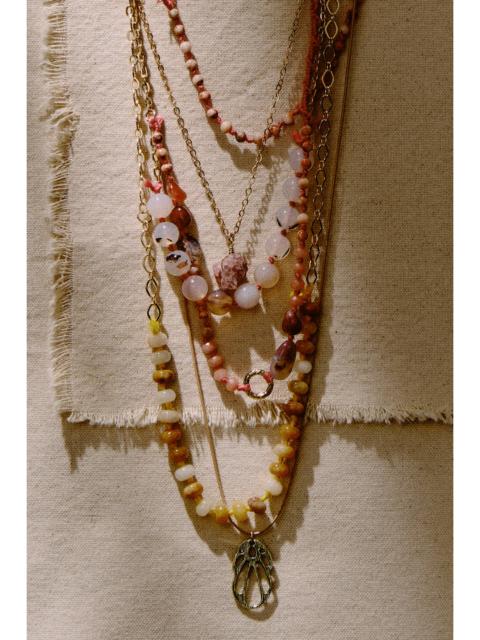 FREE PEOPLE Hailee Semiprecious Beaded Necklace