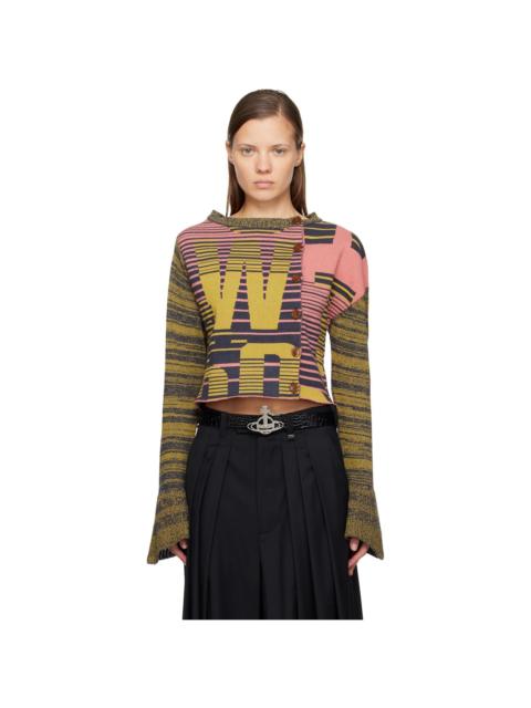 Vivienne Westwood Yellow & Pink Bruno Cardigan