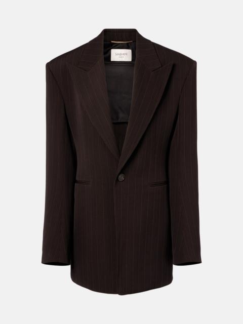 SAINT LAURENT Wool-blend blazer