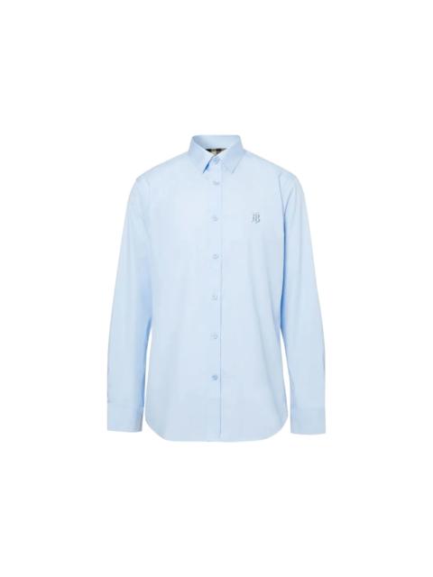 Burberry Burberry EKD Embroidered Shirt Blue