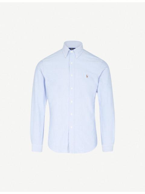 Polo Ralph Lauren Long-sleeved button-down slim-fit cotton Oxford shirt