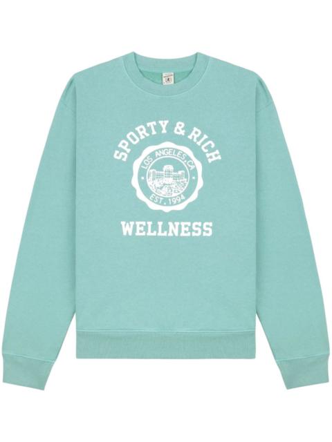 Sporty & Rich logo-print sweatshirt
