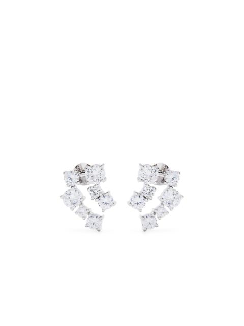 Completedworks crystal polished drop earrings