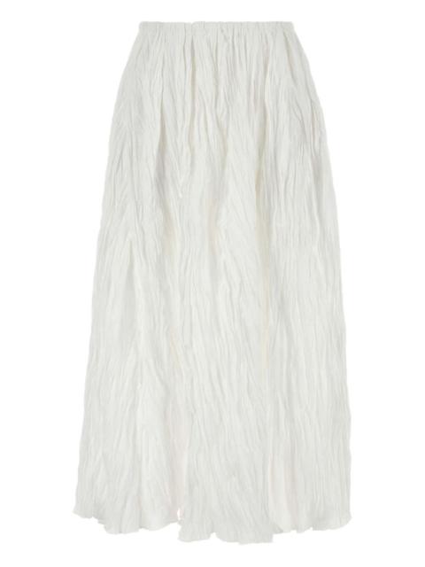 CO pleated maxi skirt