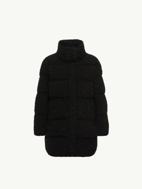 Moncler Remarquable Tweed Mid-Length Down Jacket
