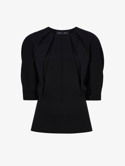 Proenza Schouler Georgia Top in Matte Viscose Crepe