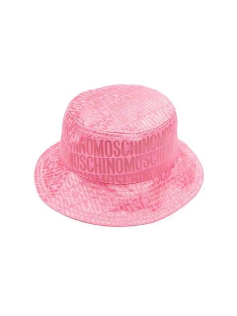 Moschino jacquard-logo bucket hat