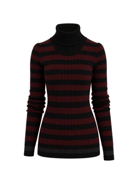 Dolce & Gabbana striped ribbed-knit sweater