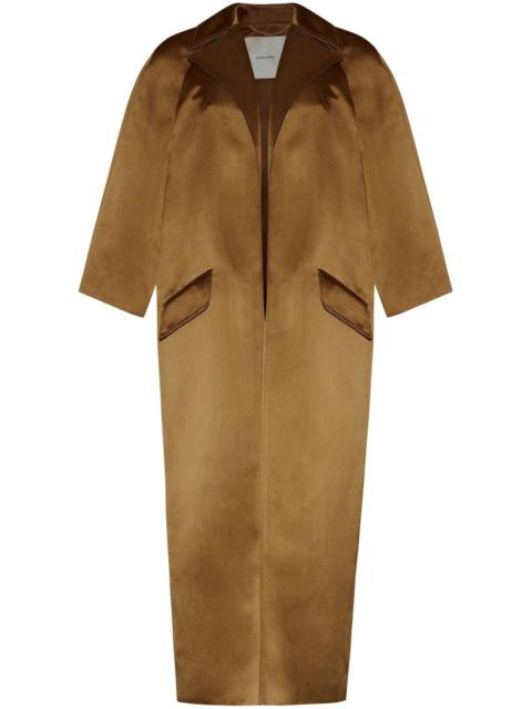 ADAM LIPPES satin opera coat