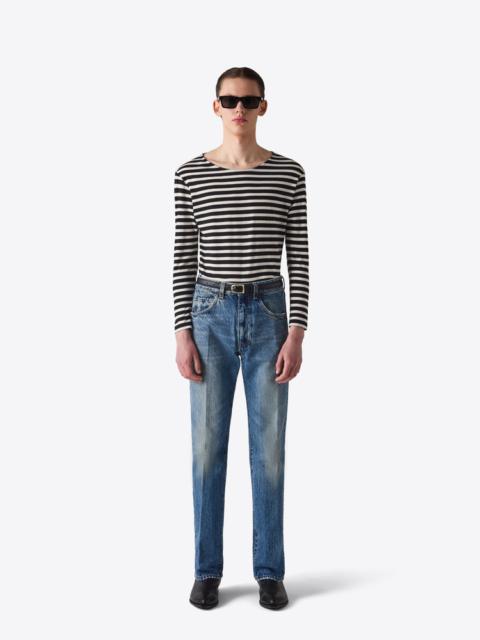 BLK DNM T-SHIRT 55 BLACK WHITE STRIPE