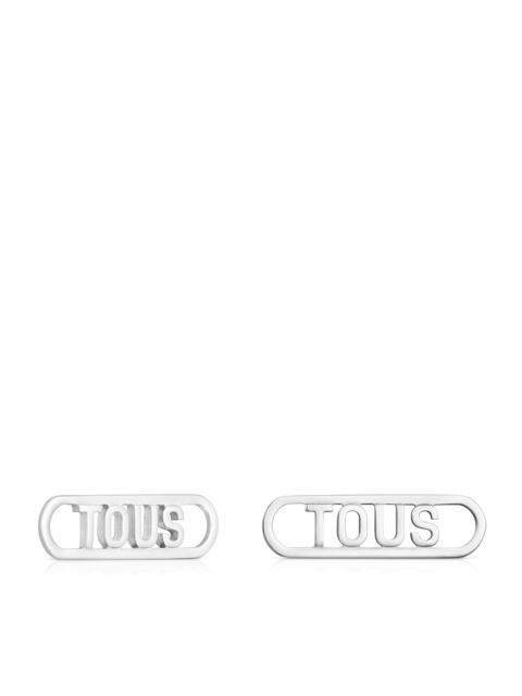 TOUS Set of two silver TOUS Steps Sneaker pins