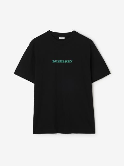 Burberry Heritage Logo Cotton T-shirt