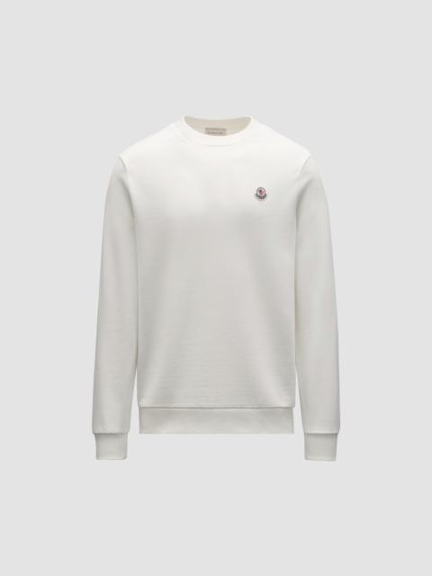 Moncler Logo Patch Cotton Sweatshirt
