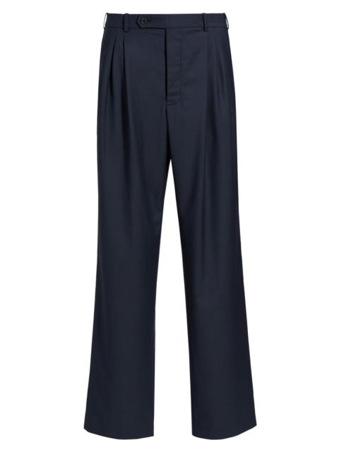RONNY KOBO Women's Soprano Wool-Blend Pants - Navy White