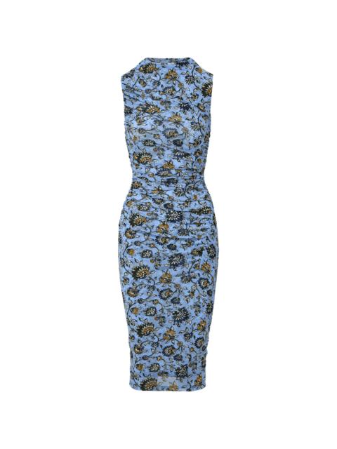 SYLVIANI FLORAL MIDI DRESS