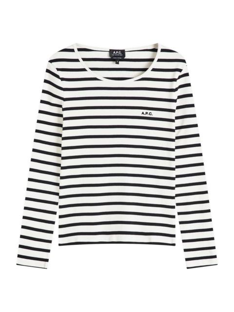 A.P.C. A.P.C. Thelma Stripe Long Sleeve T-Shirt
