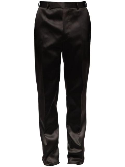 16ARLINGTON Lyta satin tailored-cut trousers