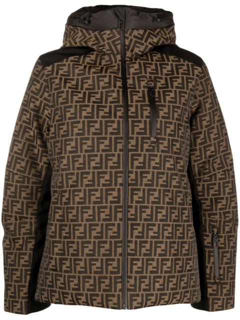 FENDI FF-jacquard Canvas Ski Jacket
