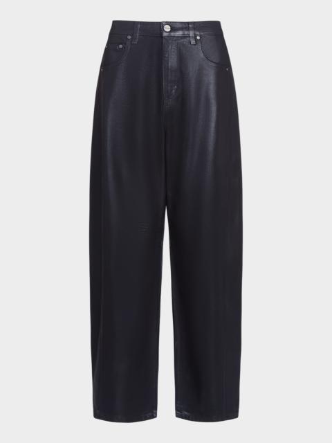 TWP Beryl Pants in Coated Denim