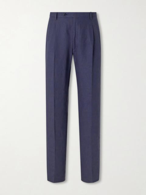 RUBINACCI Ciro Straight-Leg Linen Suit Trousers