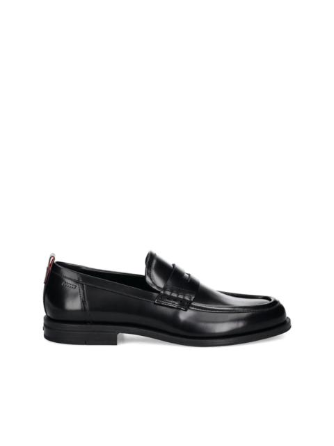 HUGO penny-slot leather loafers