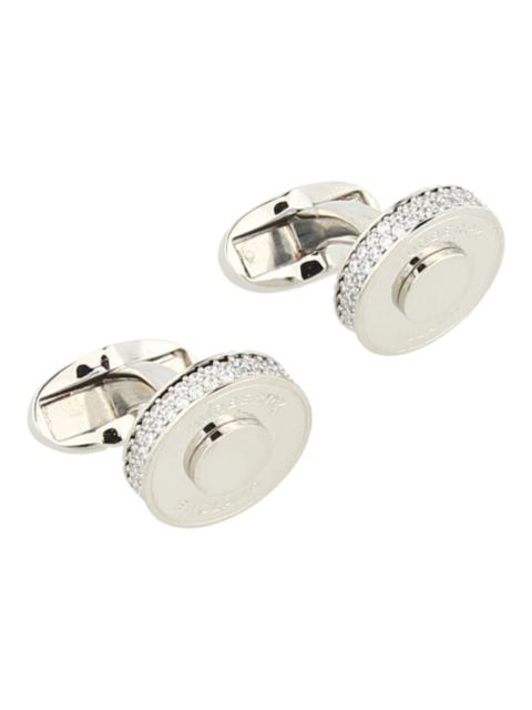 Burberry Silver Men's Cufflinks And Tie Clips