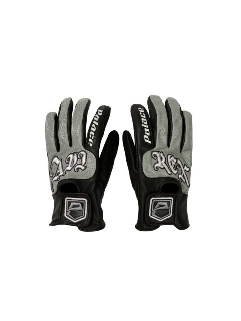 PALACE PALACE AVIREX LEATHER GLOVES BLACK