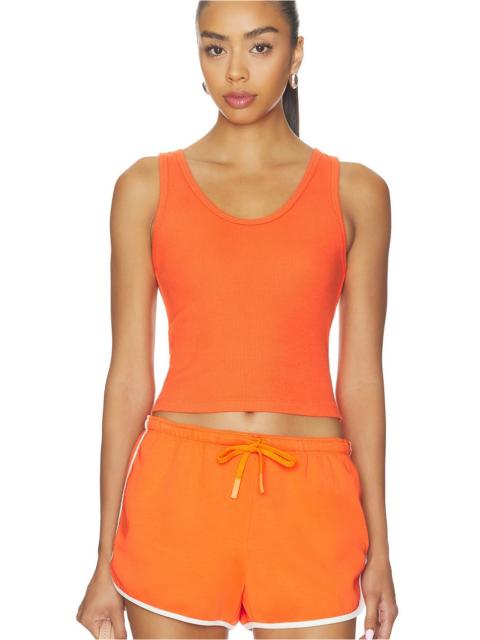 perfectwhitetee Blondie Structured Rib Bra Friendly Tank