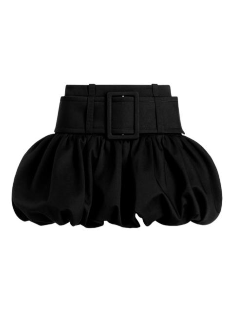 PATOU belted bubble mini skirt