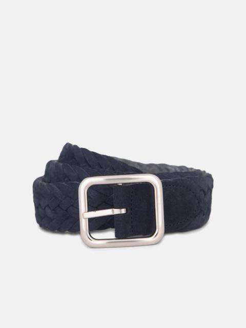 Vince Men's 35mm Reversible Woven Suede Belt