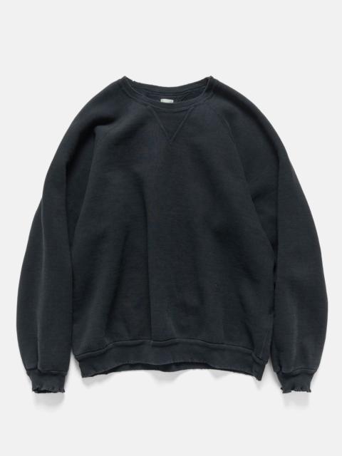 A.PRESSE Vintage Double V Sweatshirt Black