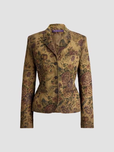 Ralph Lauren Women's Maurice Tapestry Blazer - Taupe Multi