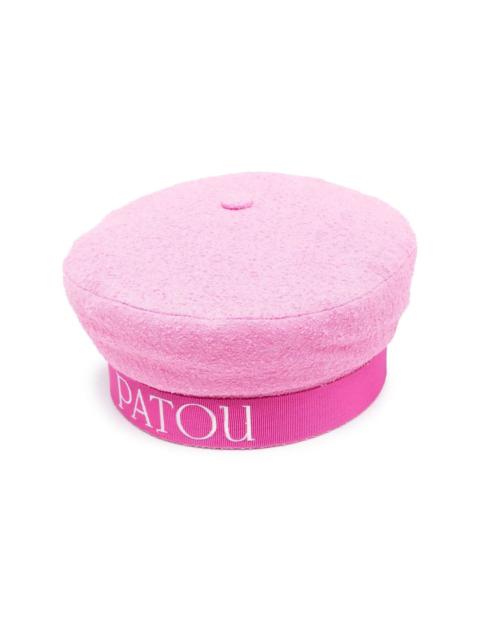 PATOU embroidered-logo sailor hat