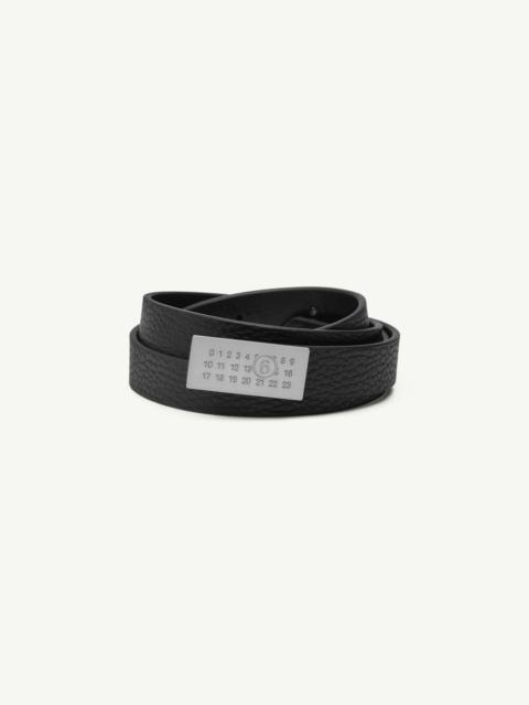 MM6 Maison Margiela Numeric leather belt